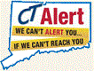 Logo linking to the Connecticut Emergency Alerting
                             and Notification System